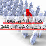 FX逆張り手法完全マニュアル｜FX初心者向けまとめ